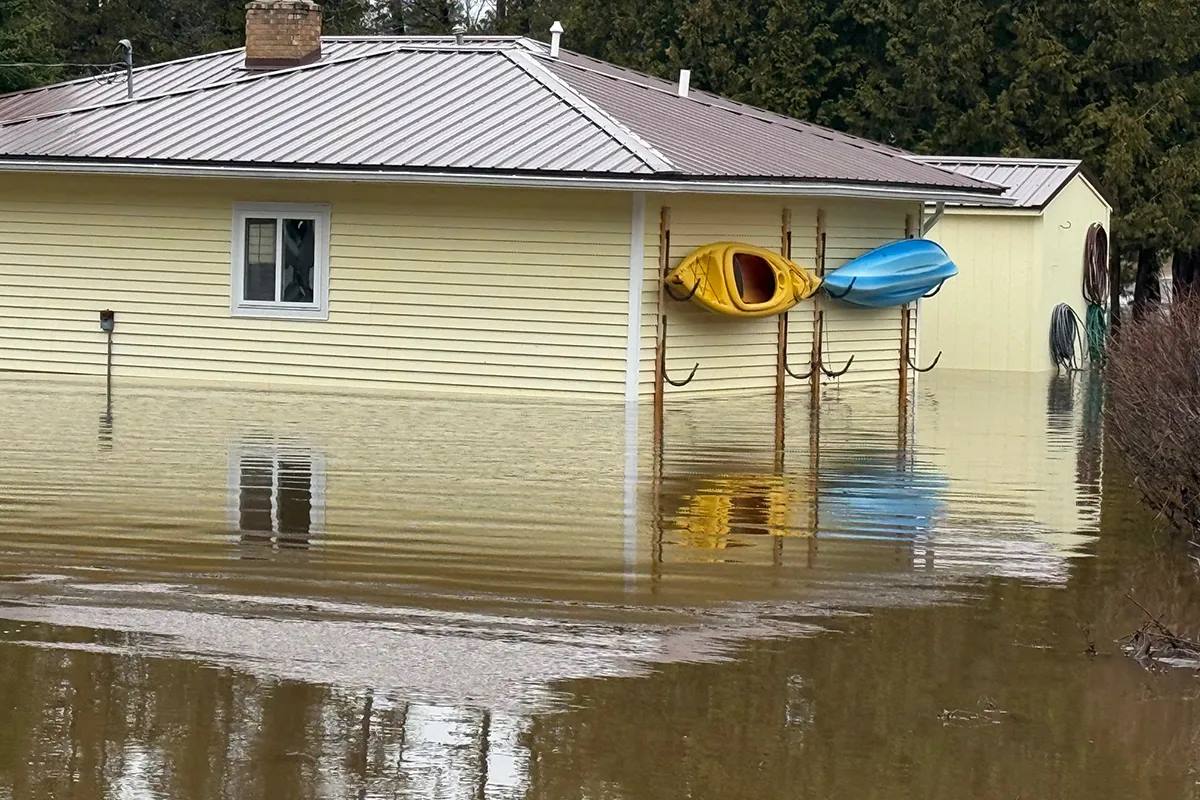 Flooded home showing storm and water damage — Vascontractors insurance claim repair, Fairfield County CT