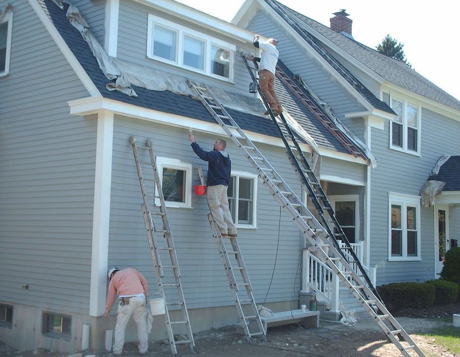 Exterior house painting project — Vascontractors, Fairfield County CT general contractor